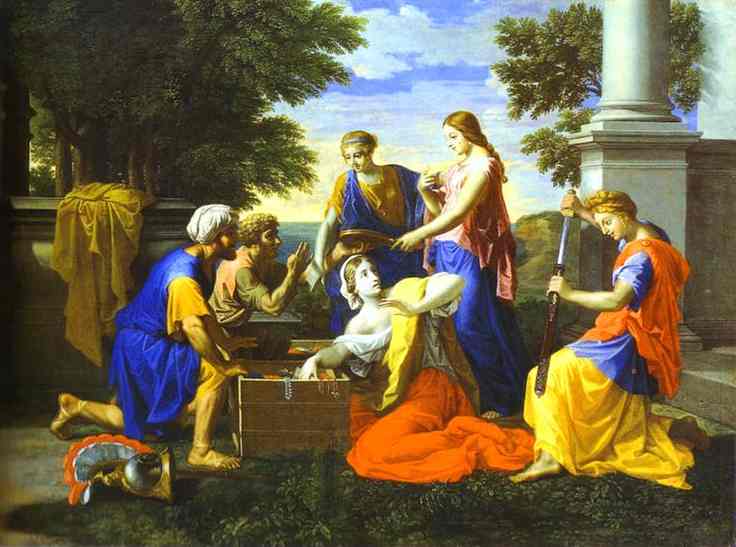 Poussin Nicolas - Achille et les filles de Lycomede.JPG